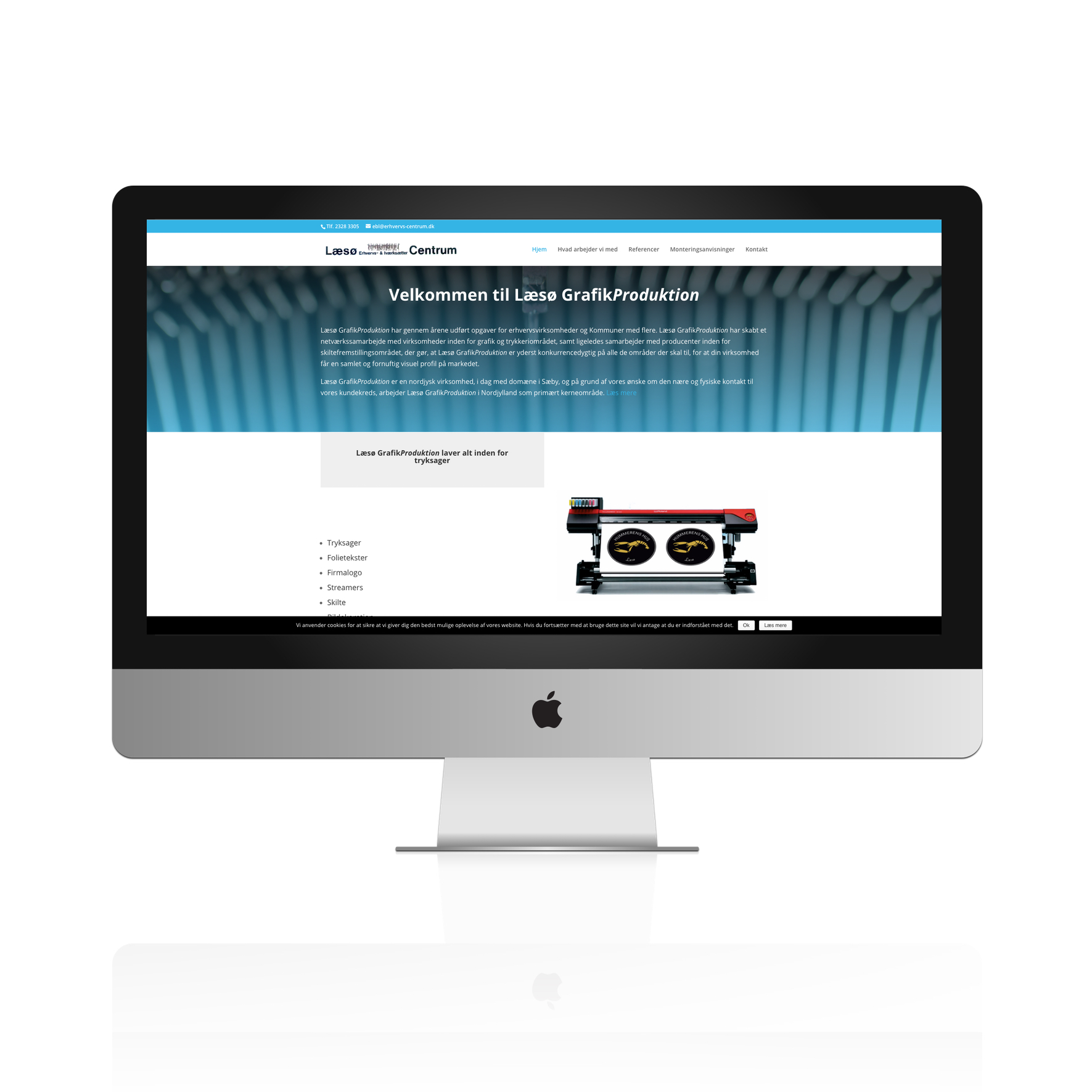 annonce grafisk design annonce af R Stjerne