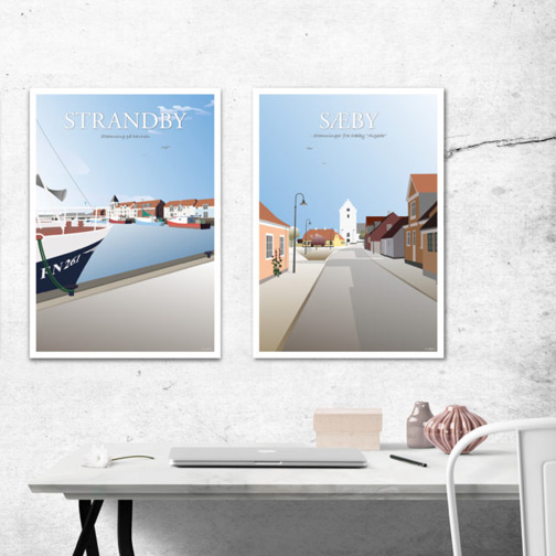 Illustration-plakat Galleri online